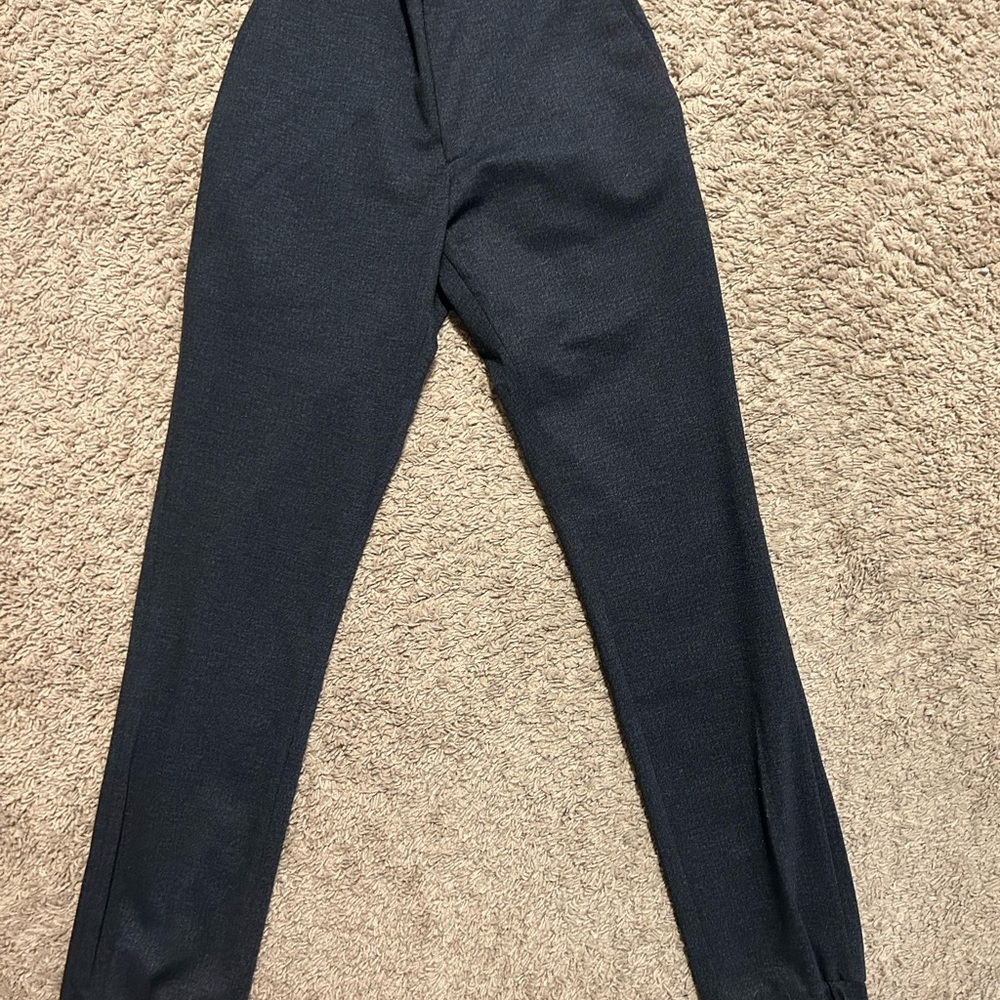 Topman skinny dress pants slim elastic adjustable suit sz 28S euro 71 cm grey - Picture 2 of 6